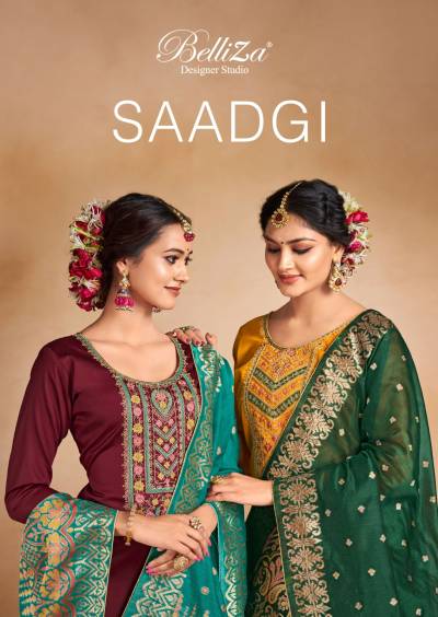 Saadgi By Belliza Designer Festive Wear Salwar Kameez Collection